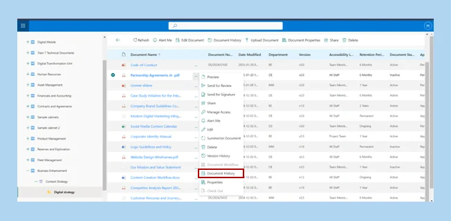 access workflows